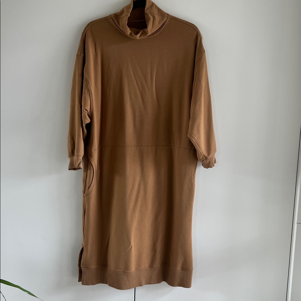 Lululemon Modal Fleece Funnel-Neck Dress